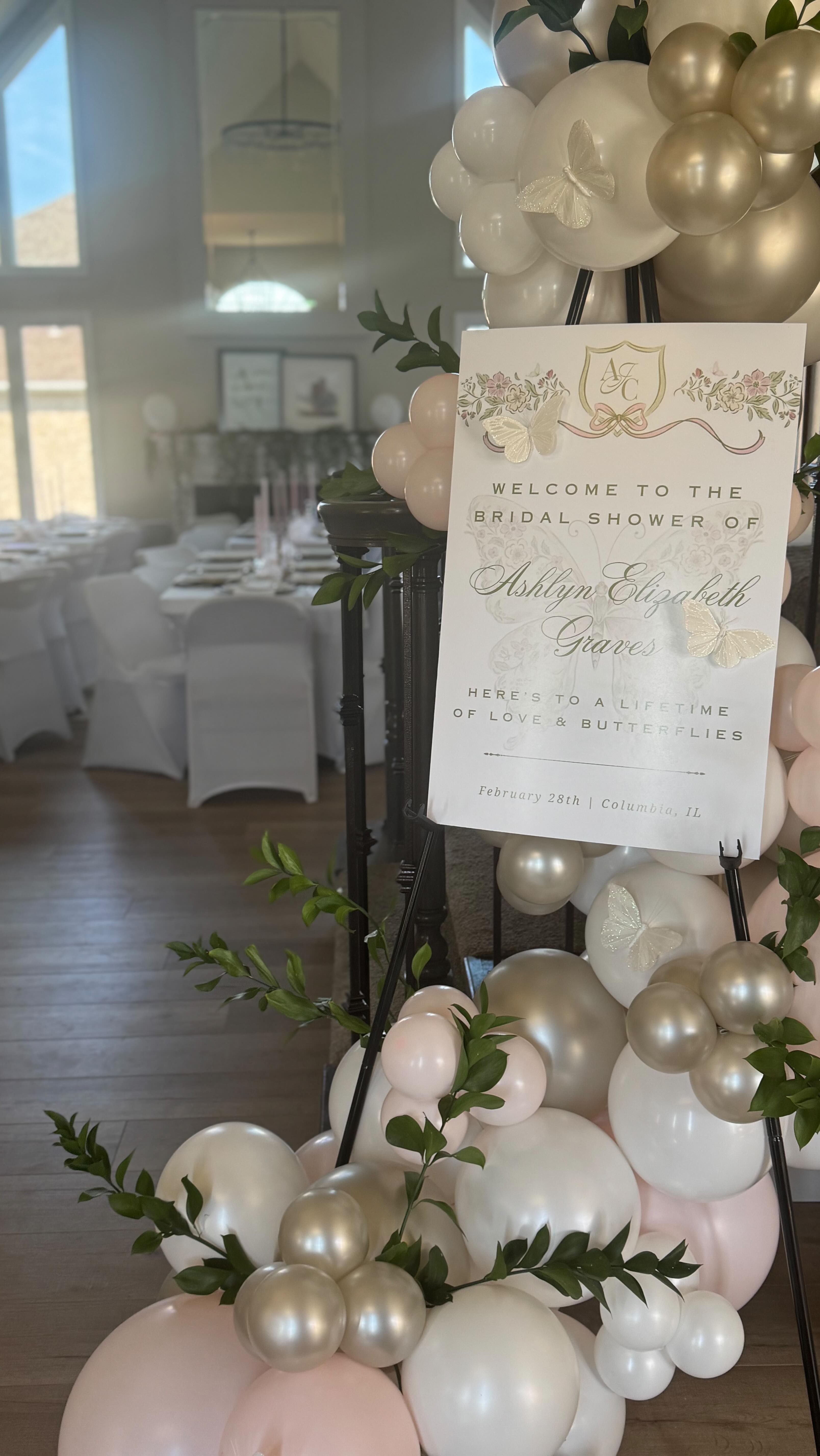 My home to bridal shower transformation!  Now taking venue reservations, lol. 🤍