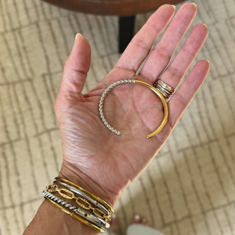 The perfect complement to your permanent jewelry stack! 🌸✨

These water-friendly bangles layer effortlessly with your forever pieces for an elevated, everyday look you never have to overthink.